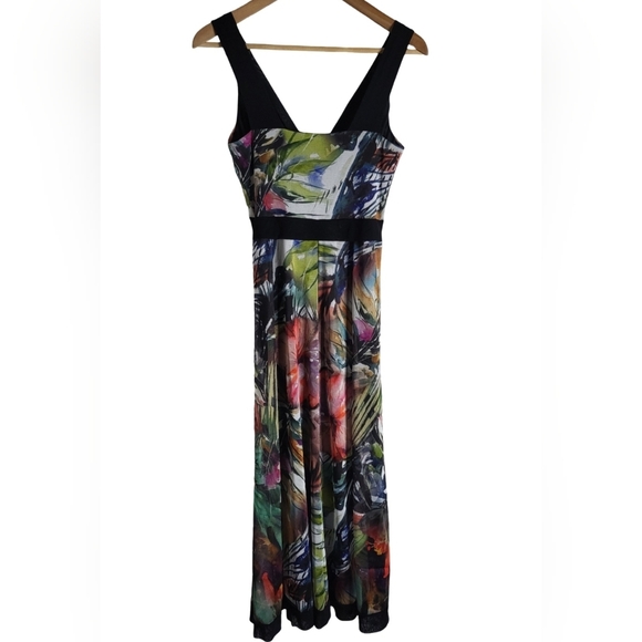 Elegant Multicolor Maxi Dress - Picture 4 of 7